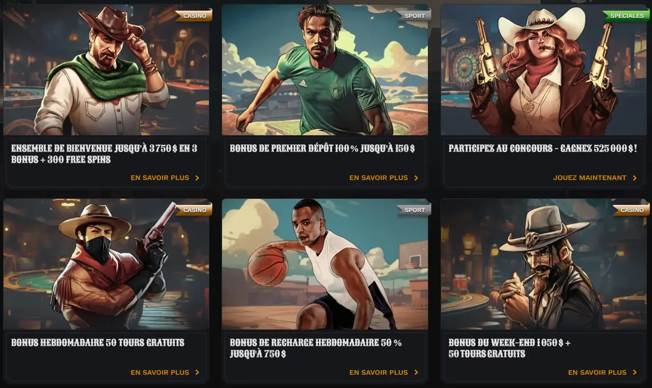 Promotions Wildsino Casino — bonus de bienvenue, rechargements, cashback et campagnes récurrentes